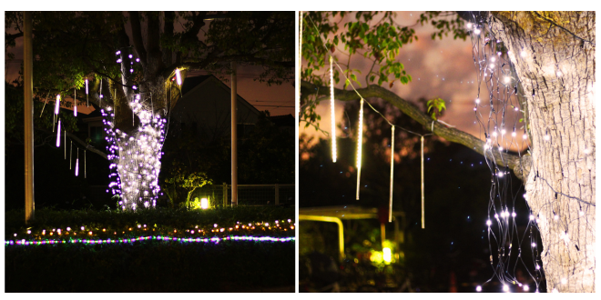 バスロータリー側イルミネーション