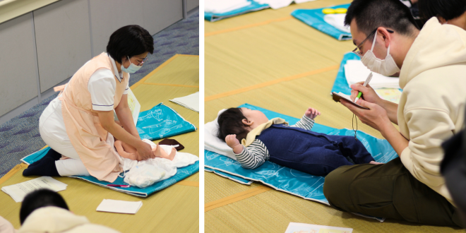 ベビーマッサージ4